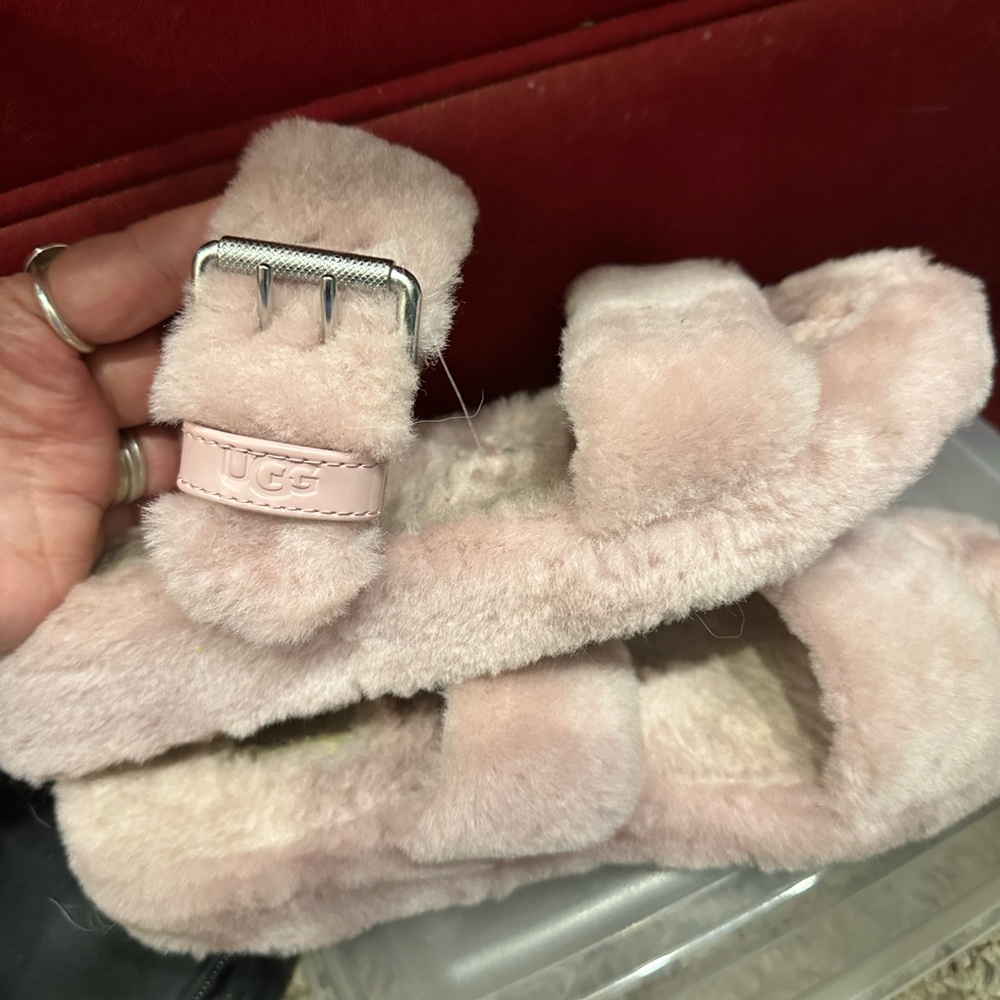 UGG Blush Fluffy Slippers